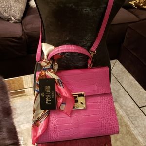 Coco Printed Genuine Leather Handbag